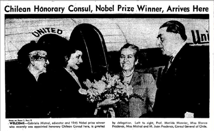 California Dreaming: Gabriela Mistral’s Lucid Cold War Paranoia — by Elizabeth Horan